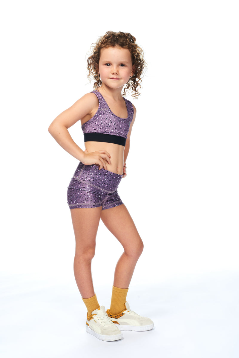 MALO girls sprinter shorts - amethyst