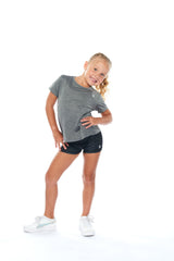 MALO girls sprinter shorts - obsidian