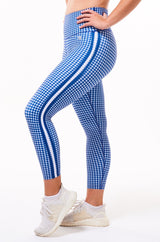 MALO on the run 7/8 tights - classic gingham